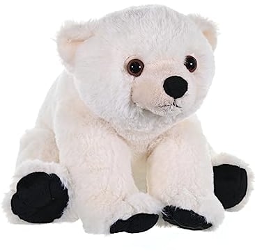 Wild Republic Cuddlekins Eisbär Baby, Stofftier, Baby-Geschenk für Mädchen und Jungen, Kinder Plüschtier, Kuscheltier Für Babys, Spielzeug aus Recyclingmaterial, 30 cm