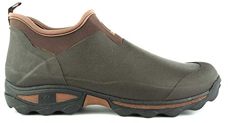 Rouchette Herren kurzer Gummistiefel Clean Land Braun 45 EU