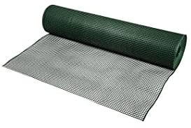 Kunststoffzaun 2/m² 1 x 25 Meter Maschengewebe, 300g/m², Gartenzaun, Bauzaun, Zaun