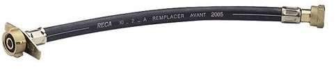 Eurogaz - Flexible Gaz Butane Propane - Acier Inoxydable - Long. 350mm - Noir - 1 Unité