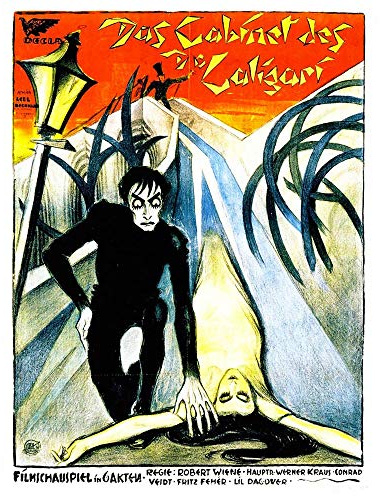 Wee Blue Coo Movie Film Cabinet Doctor Caligari Silent Horror Krauss Germany Art Print Poster Wall Decor Kunstdruck Poster Wand-Dekor-12X16 Zoll