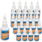 25 x 20g Super Glue Strong Bond High Viscosity Adhesive Plastic Rubber UPVC Wood Metal