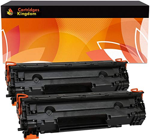CARTRIDGES KINGDOM 2-er Pack Schwarz Toner kompatibel zu HP CF283A/83A