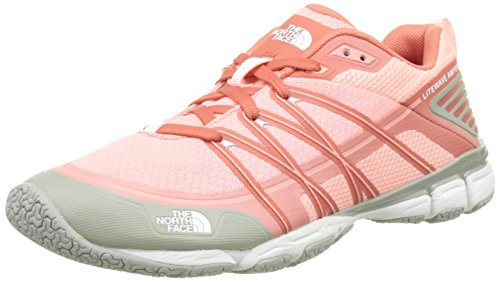 The North Face W Litewave Ampere Damenschuhe, Multisport, Outdoor, Rosa Neon Pfirsich Tropical Coral, 36 EU
