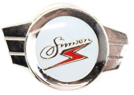 PIN SIMSON Kleinkrafträder, Warenzeichen, Plakette - SILBER