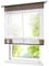 BAILEY JO 1er-Pack Raffrollo mit Tunnelzug Schön Gardinen Voile Transparent Vorhang (BxH 80x120cm, braun)