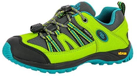 Brütting Unisex Kinder Ohio Low Trekking-& Wanderhalbschuhe, Lemon Grau Blau, 29 EU