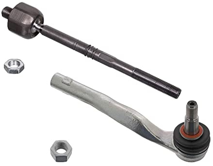 febi bilstein 102766 tie rod with end piece and locking nut, 1 piece.