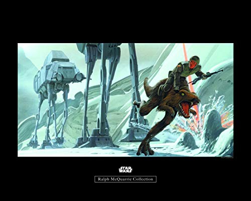 Komar Wandbild | Star Wars Classic RMQ Hoth Battle Ground | Kinderzimmer, Jugendzimmer, Dekoration, Kunstdruck | ohne Rahmen | WB142-50x40 | Größe: 50 x 40 cm (Breite x Höhe)