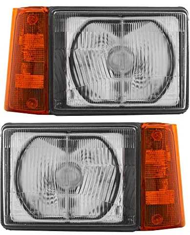 Scheinwerfer Set links & rechts Hauptscheinwerfer Frontscheinwerfer ohne Glühlampe für Model Panda 141_ 141A_