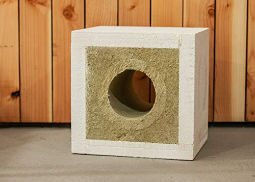Brandschutz Wanddurchführung für 150 mm Ofenrohr variabel kürzbar bis 12 cm Wandstärke