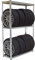 TRUTZHOLM Reifenregal 8 Reifen 795 kg 180x120x40 cm Gummischutz/Kantenschutz höhenverstellbar Reifenständer Steckregal Lagerregal höhenverstellbar Garagenregal Werkstattregal Schwerlastregal