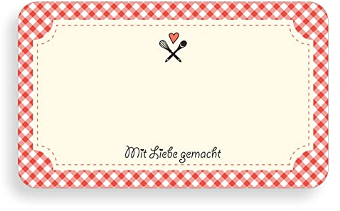 210 selbstklebende Etiketten zum Beschriften - 63x38 mm - Ablösbare Papieraufkleber für Gläser, Marmelade, Einmachgläser
