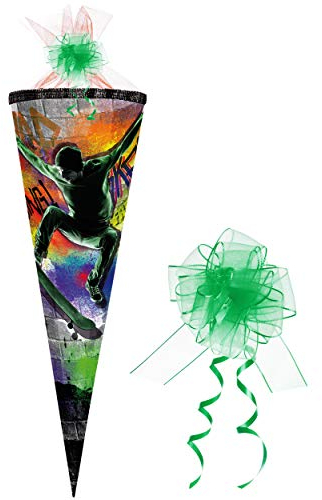 alles-meine.de GmbH komplette Füllung - Circa 200 Teile - für Schultüte - Skateboard - Sport - eckig - für ALLE Zuckertüte - mit/ohne Kunststoff Sp..