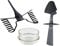 KIT BIMBY TM21 RICAMBI BICCHIERINO DOSATORE CON FARFALLA E SPATOLA COMPATIBILE