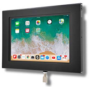 TABcare Funda de metal con bloqueo de seguridad para Apple iPad Air 4 5 de 10,9 pulgadas, para quiosco, POS, tienda, pantalla de espectáculo (negro, iPad Air 4/5 de 10,9)