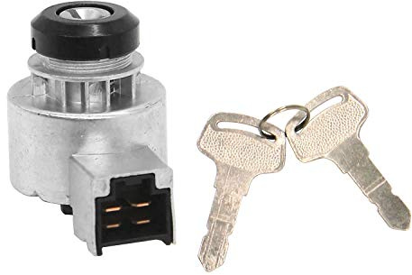 6C040-55452 Contacteur Dallumage avec 2 Clés 6C040-55450 pour Tracteur Kubota B1700 B2100 B2320 B2400 B2410 B2630 B2710 B2910 B3200 B7500 B7510 B7610