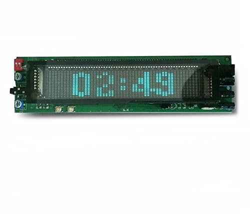 SPORTARC Musik Spektrum Audio 16 Pegelanzeige VU Meter Bildschirm Verstärker VFD LED Display VFD Musik Spektrum Display Analyzer mit Uhr Audio Füllstandsanzeige Musik Rhythmus