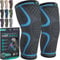 MODVEL Paquete de 2 rodilleras de compresión para hombres y mujeres, rodilleras para correr, ortopédicas para el alivio de rotura de menisco, artritis y malestar articular (XS)