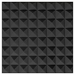 Acoustic Panels, Recording Studio Soundproofing Insulation BoardAcoustic Wall Foam Padding For Drum Room Piano Room, Size:50 * 50 * 5CM/10Pcs(Size:50 * 50 * 5CM,Color:Blue) (Black 50*50*5CM)