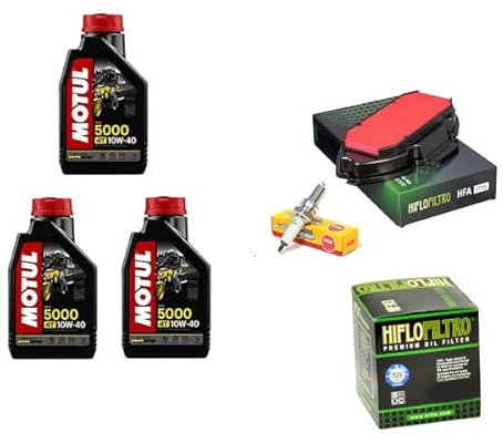 KIT TAGLIANDO CANDELA FILTRO OLIO ARIA OLIO MOTORE COMPATIBILE CON BMW F 650 GS 2008
