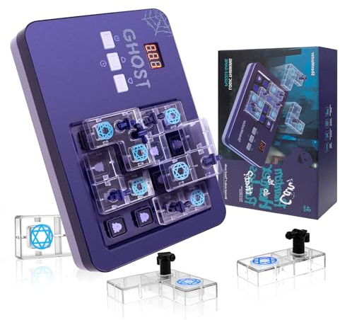 Doloowee Tema fantasma, puzzle game con 600 sfide, 3 modalità di gioco, a partire da 8 anni - sfide rompicapo gioco manuale - regali adatti per ragazzi di 8 9 10 anni