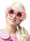 Funidelia | Luna Lovegood Brille für Damen Luna Lovegood, Harry Potter, Hogwarts - Zubehör für Erwachsene, Zubehör für Kostüm - Rosa