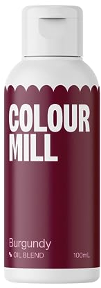Colour Mill Burgundy 100 ml Next Generation Oil Based Food Colouring for Baking
