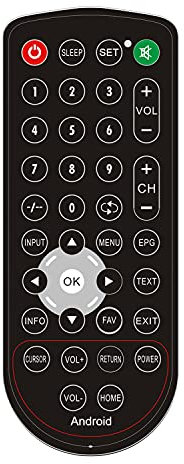 Haocrown IP68 Waterproof Remote Control with Learning Function- IR Universal Remote Control for Replacement Bathroom TV