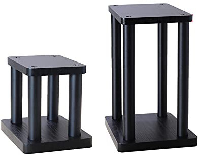CAMBOS Pieds d'Enceintes Supports d'enceintes universels, compatibilité Palette en Bois + Colonne en métal, pour Haut-parleurs Surround et étagères de Livres, Un Lot de 2 (Taille : 90 cm)