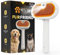 PETS-TOP Brosse Chat Vapeur Autonettoyante - Efficace pour Poils Longs et Courts - Brosse de Toilettage pour Chats et Chiens - Eau Lissante Démêlante