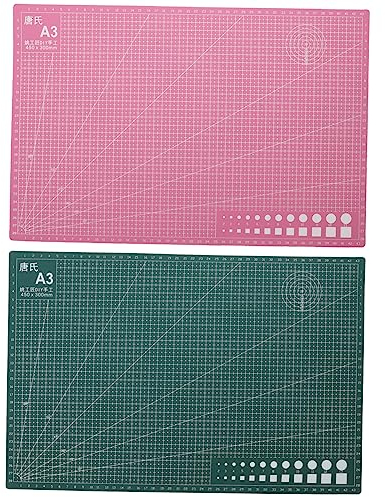 NUOBESTY Tabla De Cortar De Pvc De Doble Cara Colorida Tamaño A3 Tabla De Cortar Para Manualidades