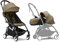 Passeggino Stokke YOYO3 con Newborn Pack - Include telaio nero, YOYO 6+ Color Pack (Toffee) e 0+ Newborn Pack (Toffee)