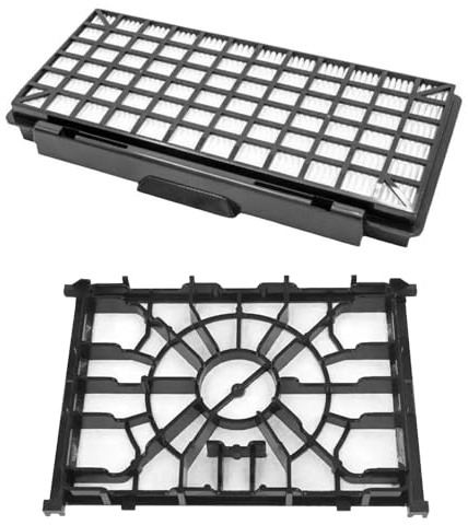 HEPA Filter und Motorfilter für Siemens Staubsauger Q5.0 VSQ5X1230 Extreme SilencePower Serie, Alternative zu Hygienefilter VZ154HFB Staubsauger Zubehör Filter Bodenstaubsauger