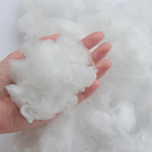 Luxus Füllung Fullwatte10kg Polyester 100% Frischfasermaterial Oeko TEX Standard 100 zertifiziertes Kissenfüllmaterial, Stopfmaterial Füllmaterial Spielzeug