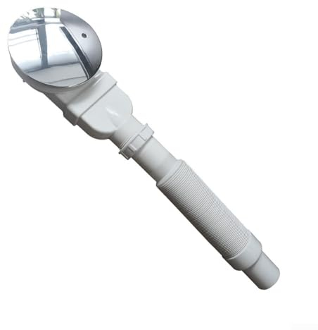 Siphon de douche en plastique ABS durable Blanc 90 mm de diamètre