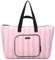 Ds UUby Borse Tote Grande borsa da spiaggia idrorepellente con cerniera Borsa a tracolla Shopper (Pink)