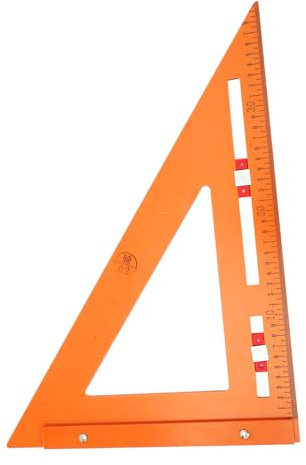 Gadpiparty Messlineal Zeichendreieck-lineal -lineal Messwerkzeug Für Holzbearbeitung Winkelmessung Präzisionsmessungen Stabiles Design Tragbar Langlebig Für Architektur Und Technische