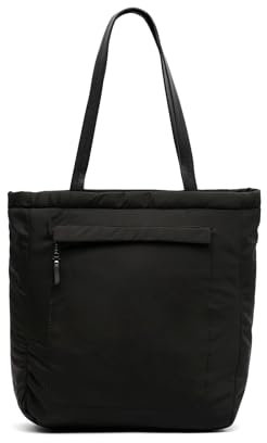 MISAKO Lucrecia bolso shopper grande en nylon con bolsillo para portátil (14) Mujer - Lucrecia Negro 38 X 33 X 14 cm
