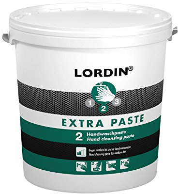 Lordin Extra Handwaschpaste Werkstatt - Handseife für mittlere bis starke Verschmutzungen mit hautschonenden Naturreibemittel, im Eimer 10l