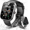 Csasan Montre Connectée, 1.91 HD Smartwatch avec Appel Bluetooth, 112+ Sportifs Montre Sport avec Cardiofrequencemetre//Podometre,