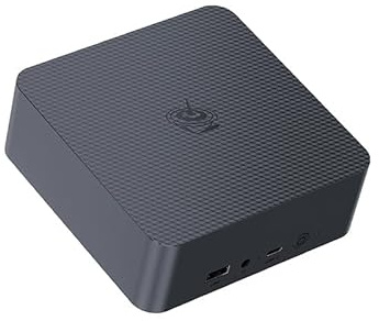 Beelink EQi12 - Mini PC con Windows 11 Pro, Intel i3-1220P, 4K UHD, RAM 16 GB DDR4, SSD NVMe 500 GB, Slot NVMe/SATA3, Wi-Fi 6 AX, 2x Gigabit LAN, Bluetooth, 2x HDMI, USB-C, Alimentatore integrato