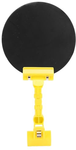 Welding Blackout Panel 16cm Round Auto Darkening Clip On Shield, Adjustable Portable Welding Visor with Yellow Bracket for Arc TIG MIG Welding Protection