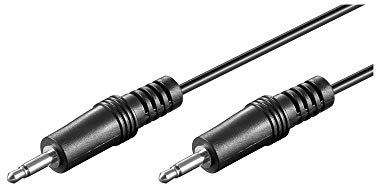 Goobay 50460 Audio Verbindungskabel / Triggerkabel / Mono AUX Kabel mit zwei 3,5 mm Klinkensteckern für Verbindung von Audiogeräten / 2 polig / 1,5 Meter