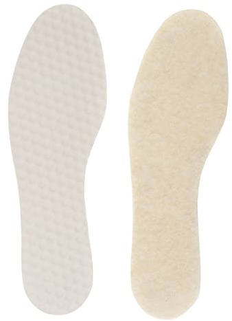 Bama Unisex Bama wollen zool Einlegesohle, Elfenbein, 45 EU