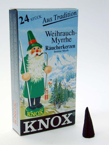 Unbekannt Knox Räucherkerzen Weihrauch 24 Stück 3cm