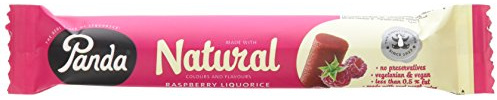 Panda Raspberry Licorice 32 g (Pack of 18)
