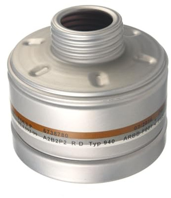 Dräger Kombinationsfilter Rd40 940 A2B2 P2 R D - Gasfilter Partikelfilter | Wiederverwendbar, Dolomitstaubgeprüft - geringer Atemwiderstand für lange Nutzungsdauer.