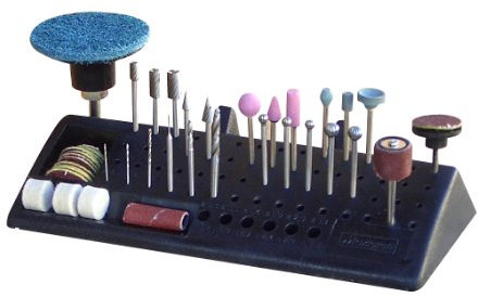 Maxicraft 89670 Jeu de 3 forets hss ø 0,3 mm, Argent