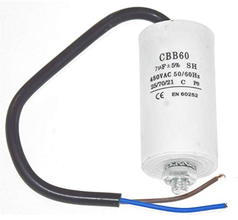 Ufixt® Fits Universal 7UF Capacitor with 19cm Cable Connectors